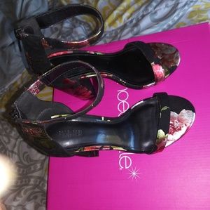 F21 Floral Heels